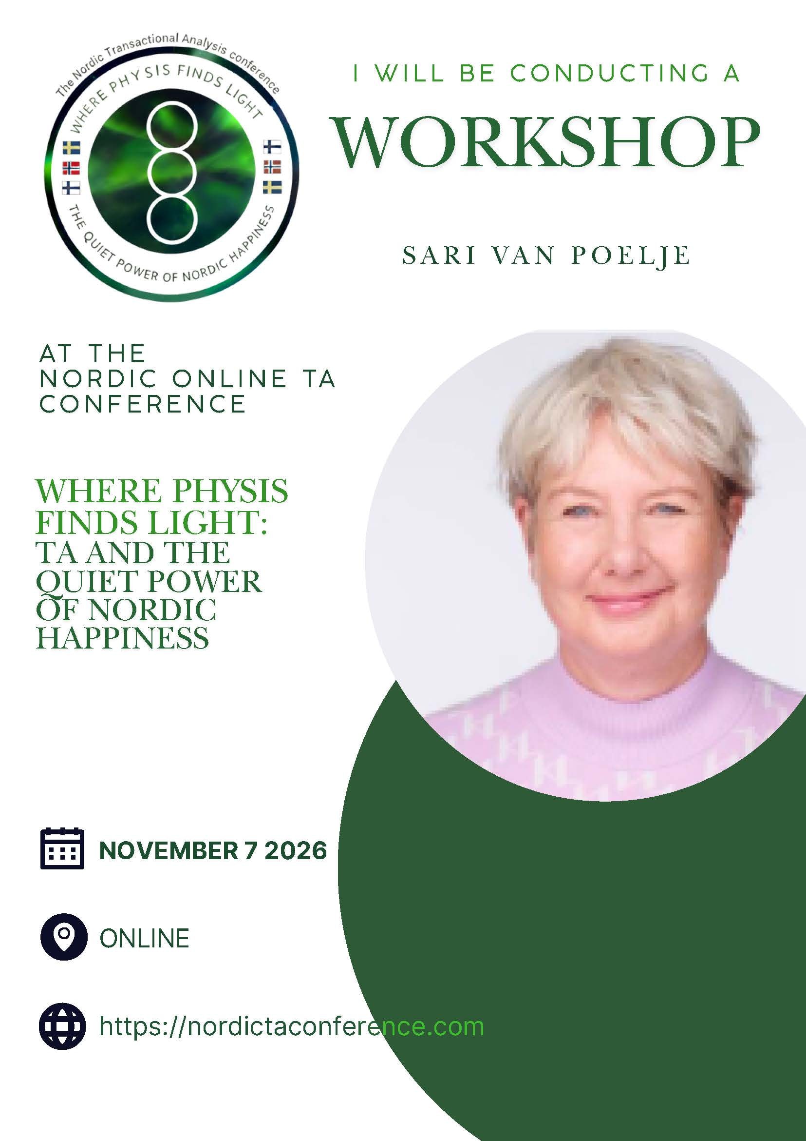 Nordic Online TA Conference — Sari van Poelje workshop, 7 November 2026